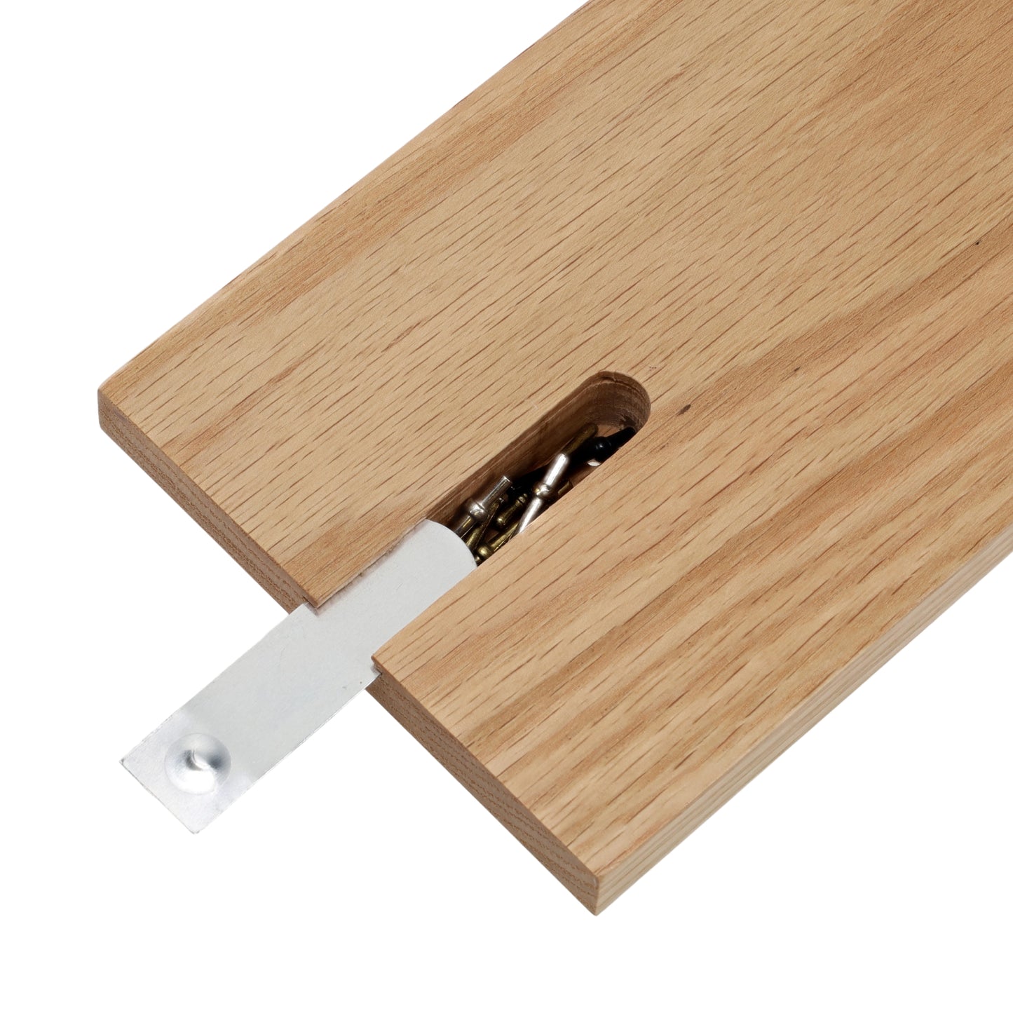 WE Games Classic Cribbage Set - Solid Wood Continuous 3 Track Board with Metal Pegs