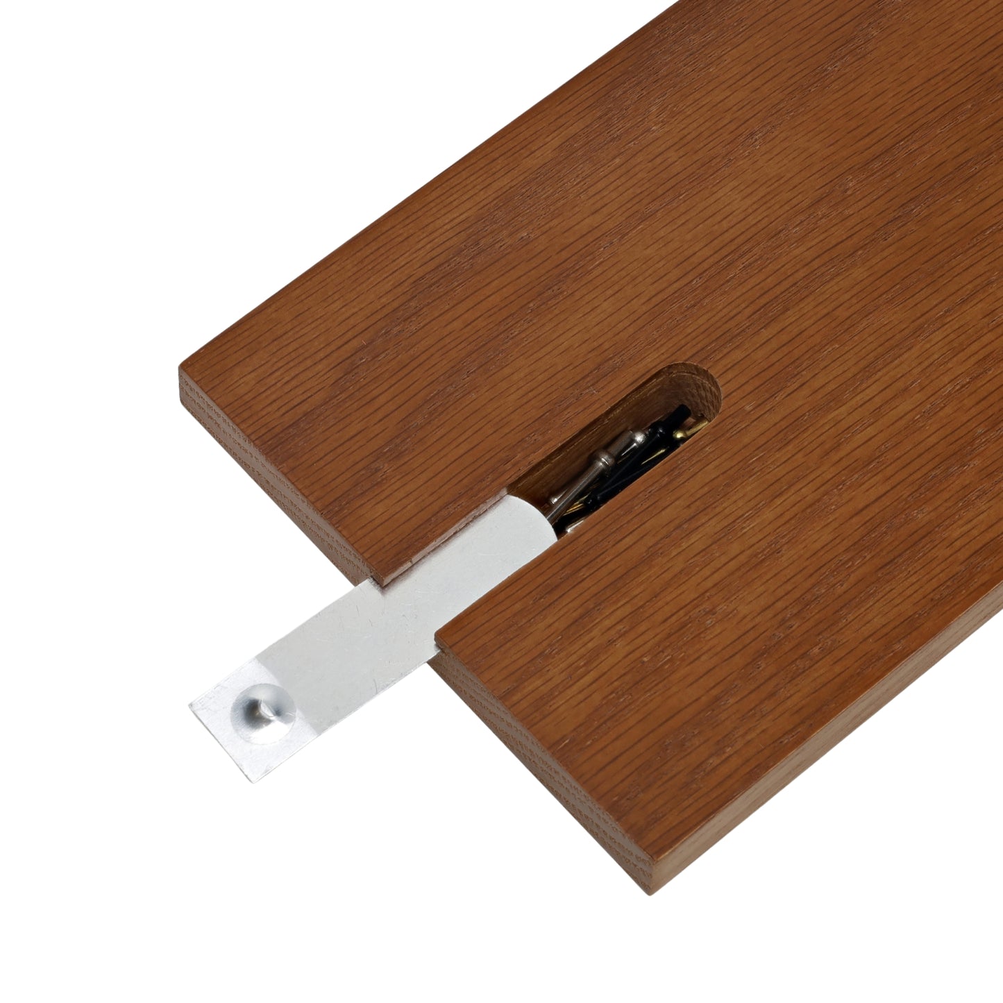 WE Games Classic Cribbage Set - Solid Wood Continuous 3 Track Board with Metal Pegs