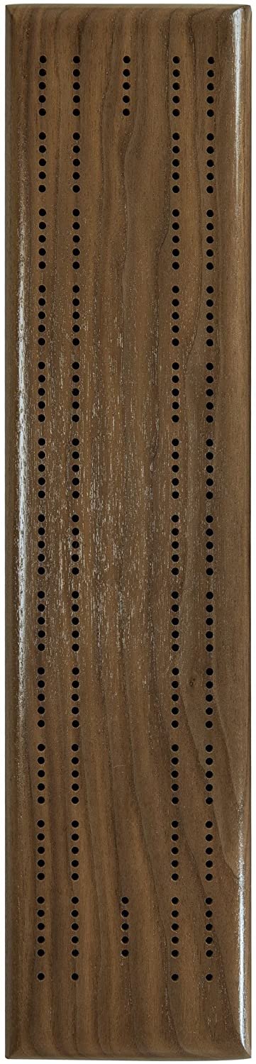 WE Games Competition Cribbage Set (Made in USA) - Solid Wood Sprint 2 Track Board with Metal Pegs