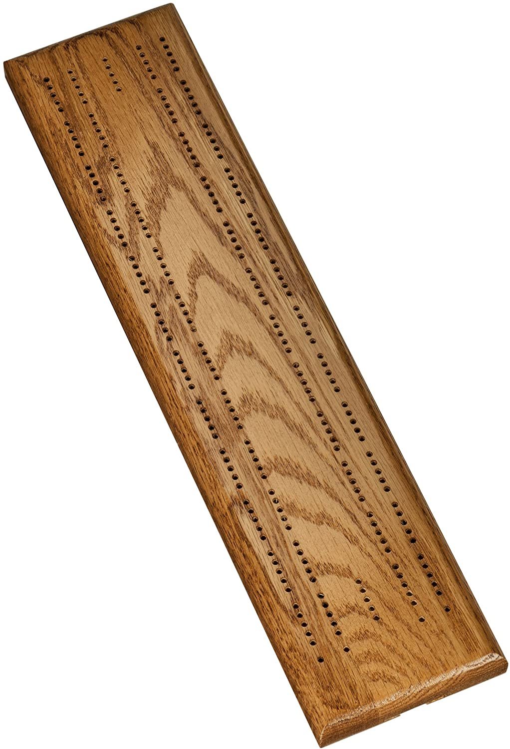 WE Games Competition Cribbage Set (Made in USA) - Solid Wood Sprint 2 Track Board with Metal Pegs