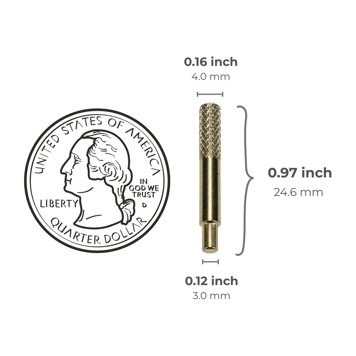 WE Games Machined Metal Cribbage Pegs in Velvet Pouch - Set of 6 (2 Brass, 2 Chrome, 2 Black)