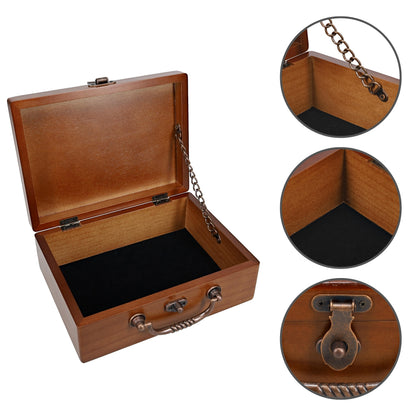 WE Games Double 6 Dominoes, Black & White Two-Toned with Spinners in Wooden Treasure Box