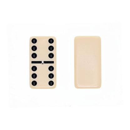 WE Games Double 6 Dominoes with Spinners with Natural Wooden Treasure Box