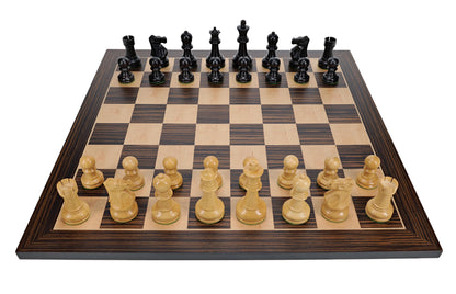 Bobby Fischer Ultimate Chess Set with Wooden Board 20.75 in., 3.75 in. King