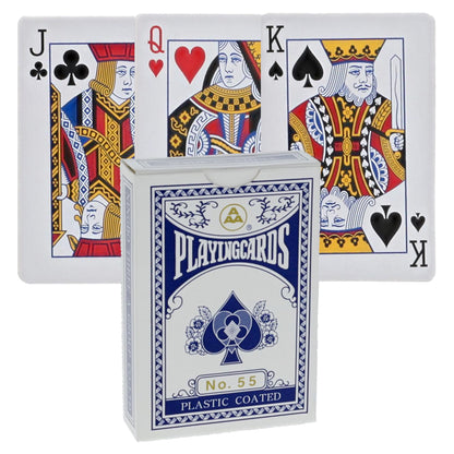 WE Games Bridge Size Deck of Playing Cards - Blue
