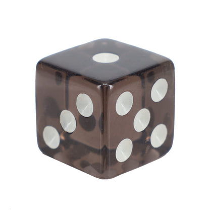 WE Games Clear Dice with Squared Corners - 100 Pack