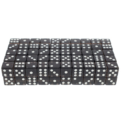 WE Games Clear Dice with Squared Corners - 100 Pack