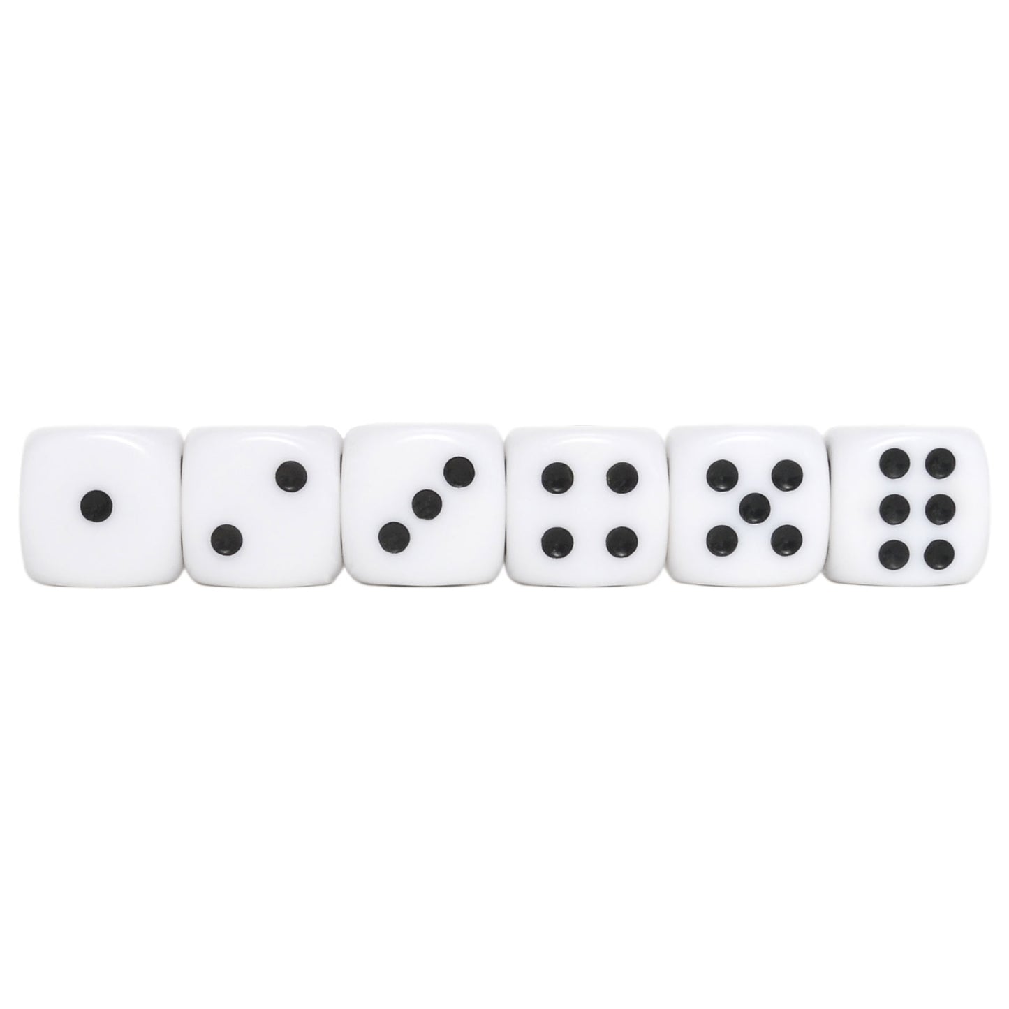 WE Games Dice with Rounded Corners - 100 Pack