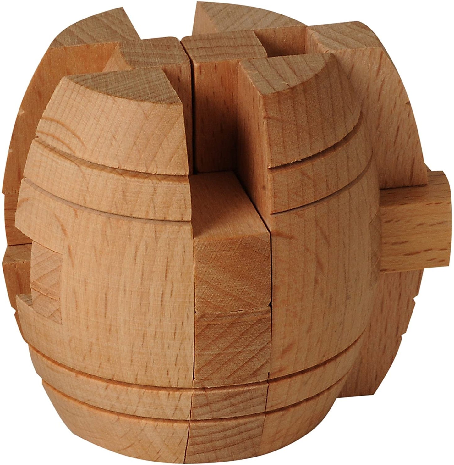 WE Games Wooden Barrel Puzzle