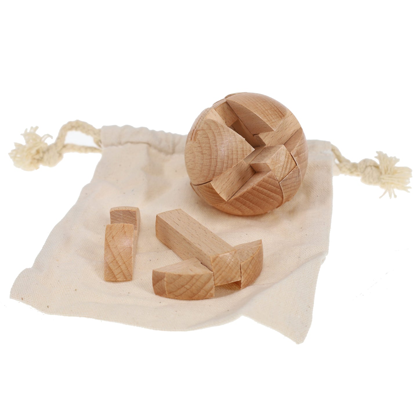 WE Games Solid Wood 3D Sphere Puzzle