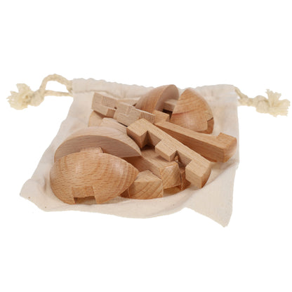 WE Games Solid Wood 3D Sphere Puzzle