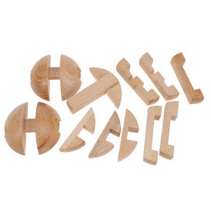 WE Games Solid Wood 3D Sphere Puzzle
