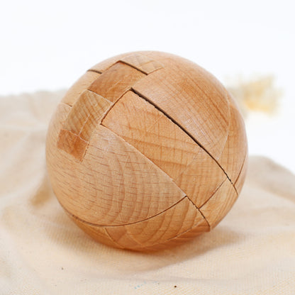 WE Games Solid Wood 3D Sphere Puzzle