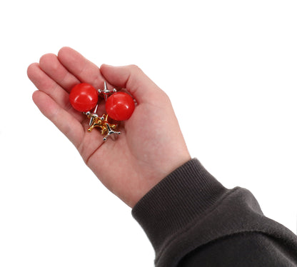 WE Games Old-Fashioned Metal Jacks in a Wooden Box