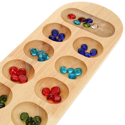 WE Games Replacement Glass Mancala Stones in Assorted Colors