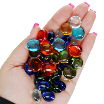 WE Games Replacement Glass Mancala Stones in Assorted Colors