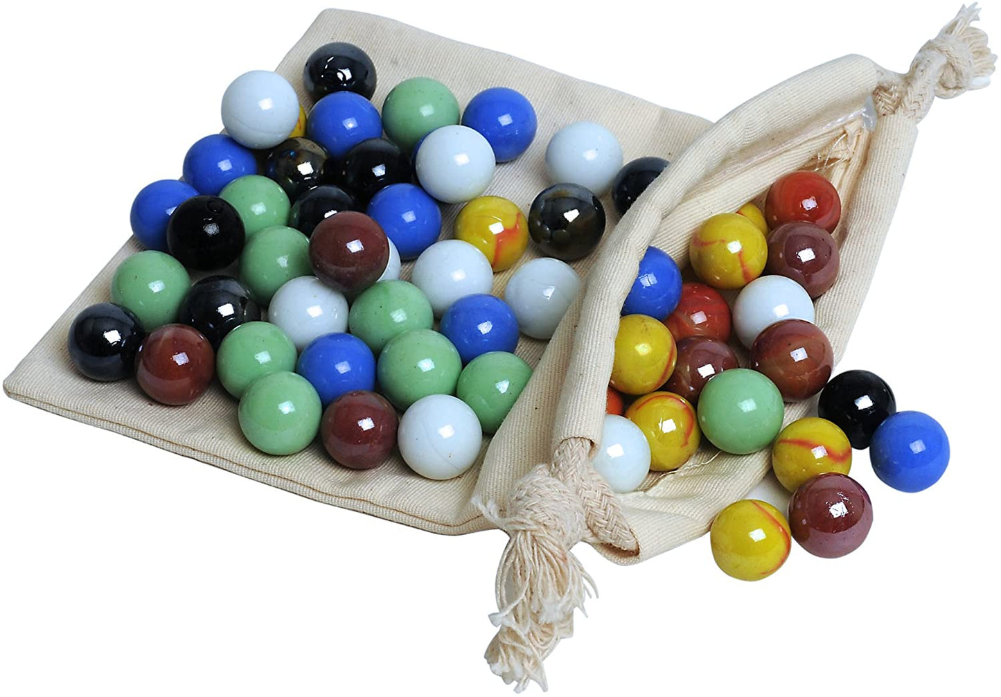 WE Games Solid Wood Chinese Checkers Set with Glass Marbles - 11.5 Inch