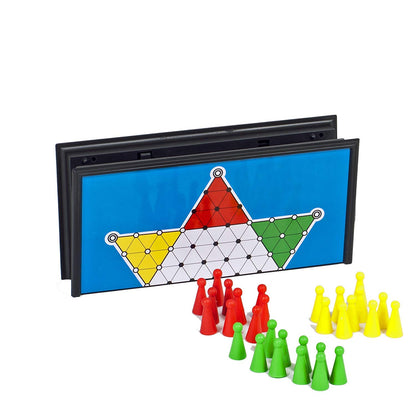 WE Games Magnetic Folding Travel Chinese Checkers Board Game