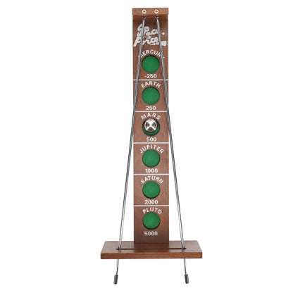 WE Games Shoot The Moon - a Classic 1940's Nostalgia Game - Solid Walnut Wood Stain - 18 inches