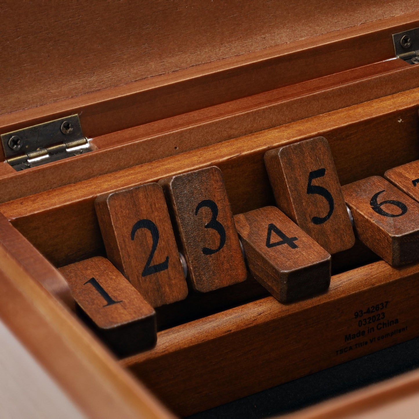 9 Number Shut the Box Board Game