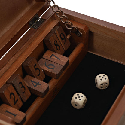 9 Number Shut the Box Board Game
