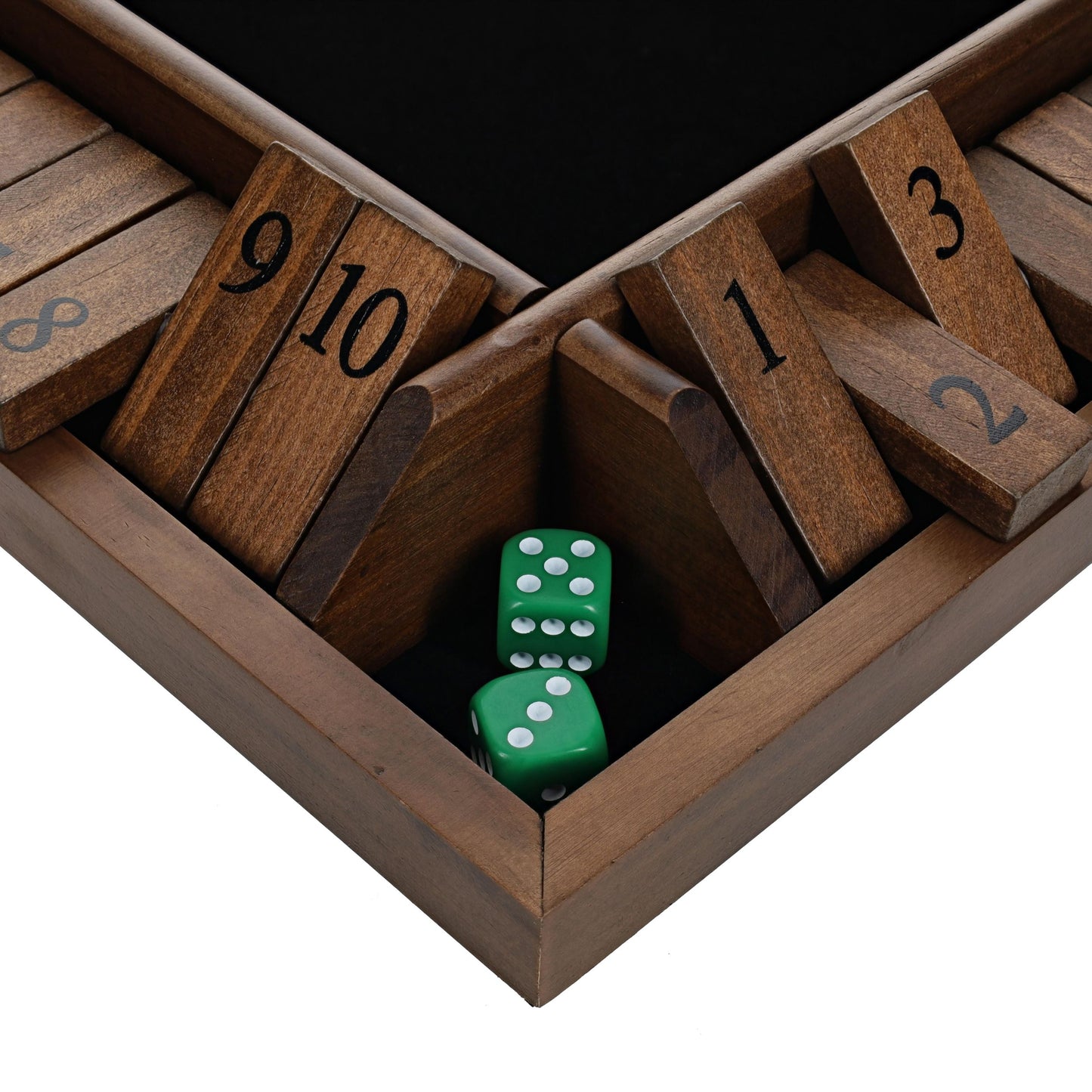 WE Games 4 Player Travel Shut The Box Board Game, 8.5 in.
