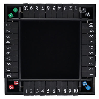 WE Games 4 Player 14 in. Shut The Box Board Game with Lid