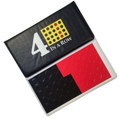 WE Games Travel Size Magnetic 4-in-a-Row Game Trifold