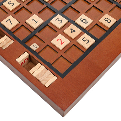 Wooden Sudoku Board in Walnut Stain - 11.5 in.