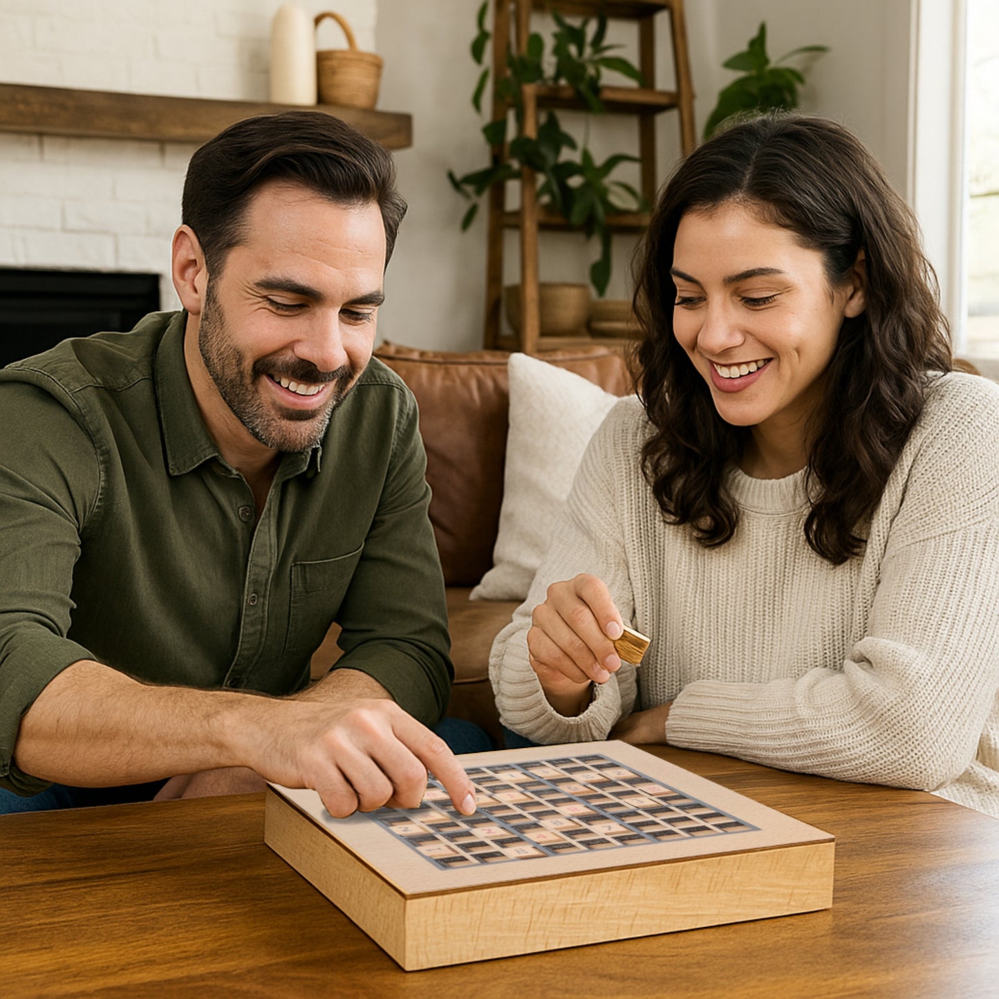 Wooden Sudoku Puzzle Board Game with Drawers - 11 in