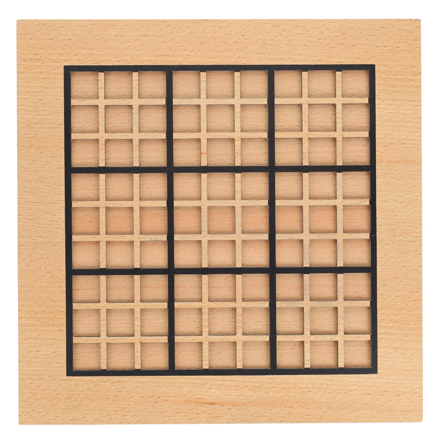 Wooden Sudoku Puzzle Board Game with Drawers - 11 in