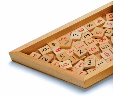 WE Games Replacement Wooden Sudoku Number Tiles - Extra Set of Pieces