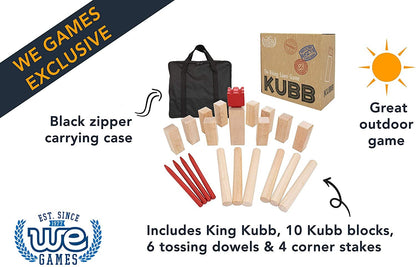 WE Games Outdoor Viking Kubb Chess Yard Game