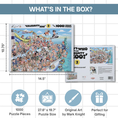 TDC Games Celebrity Zoo # 2, Adult Jigsaw Puzzle