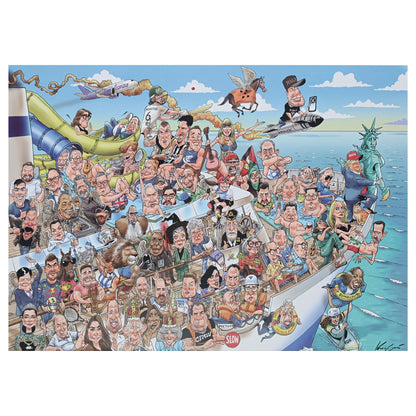 TDC Games Celebrity Zoo # 2, Adult Jigsaw Puzzle