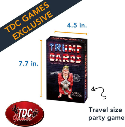 TDC Games Trump Cards Adult Party Game - Did he Really Say It, or is It Fake News?