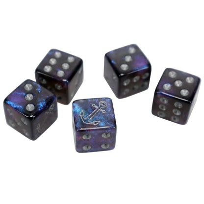 Ship Captain Crew Dice Game, Great for Party Favors, Family Games, Stocking Stuffer, Travel Games, and Camping Games, Dice Games for Adults, Fun Games for Family Game Night