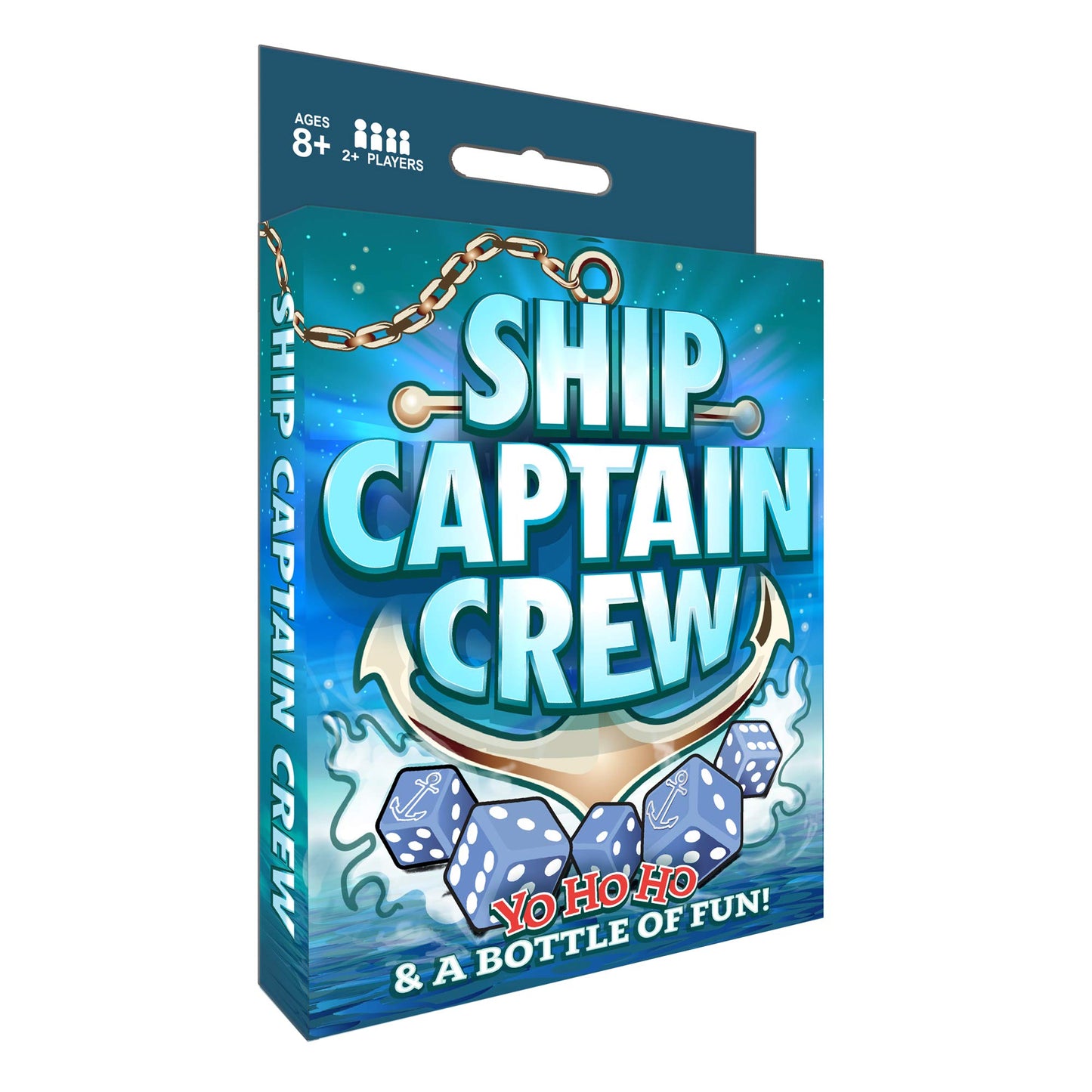 Ship Captain Crew Dice Game, Great for Party Favors, Family Games, Stocking Stuffer, Travel Games, and Camping Games, Dice Games for Adults, Fun Games for Family Game Night