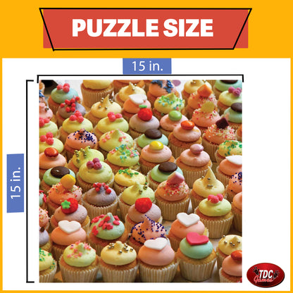 TDC Games Killer Cupcakes Jigsaw Puzzle - 500 pieces - Double Sided