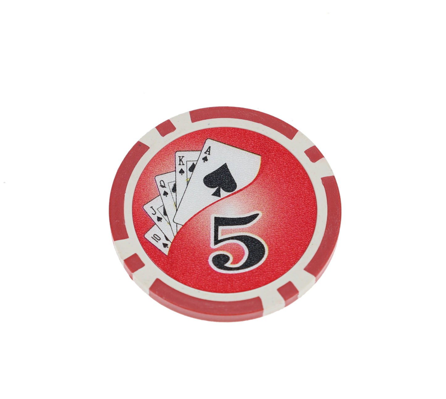 WE Games Numbered Poker Chip, Set of 25