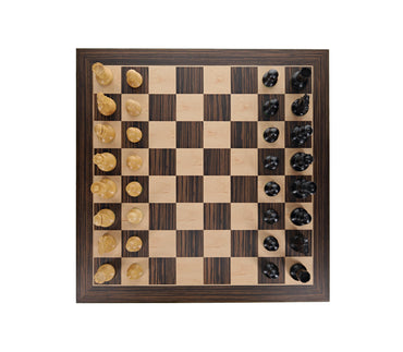 Bobby Fischer Ultimate Chess Set with Wooden Board 20.75 in., 3.75 in. King