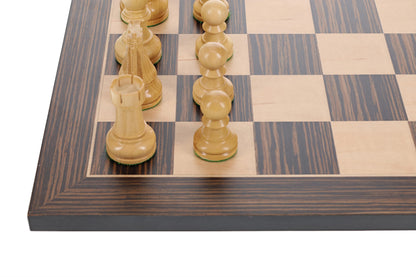 Bobby Fischer Ultimate Chess Set with Wooden Board 20.75 in., 3.75 in. King