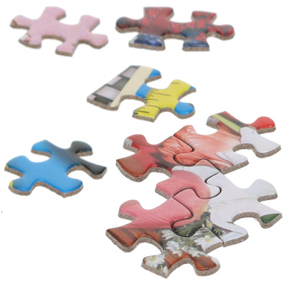 TDC Games F is for Feline Alphabet Mystery Jigsaw Puzzles (2) 500 pieces