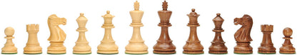 WE Games Weighted English Chess Set, 19 in. Board with Storage, 3.5 in King