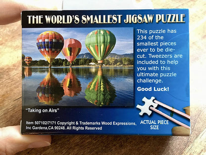 World's Smallest Jigsaw Puzzle