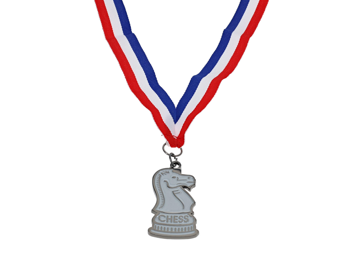 WE Games Knight Chess Medal with Ribbon