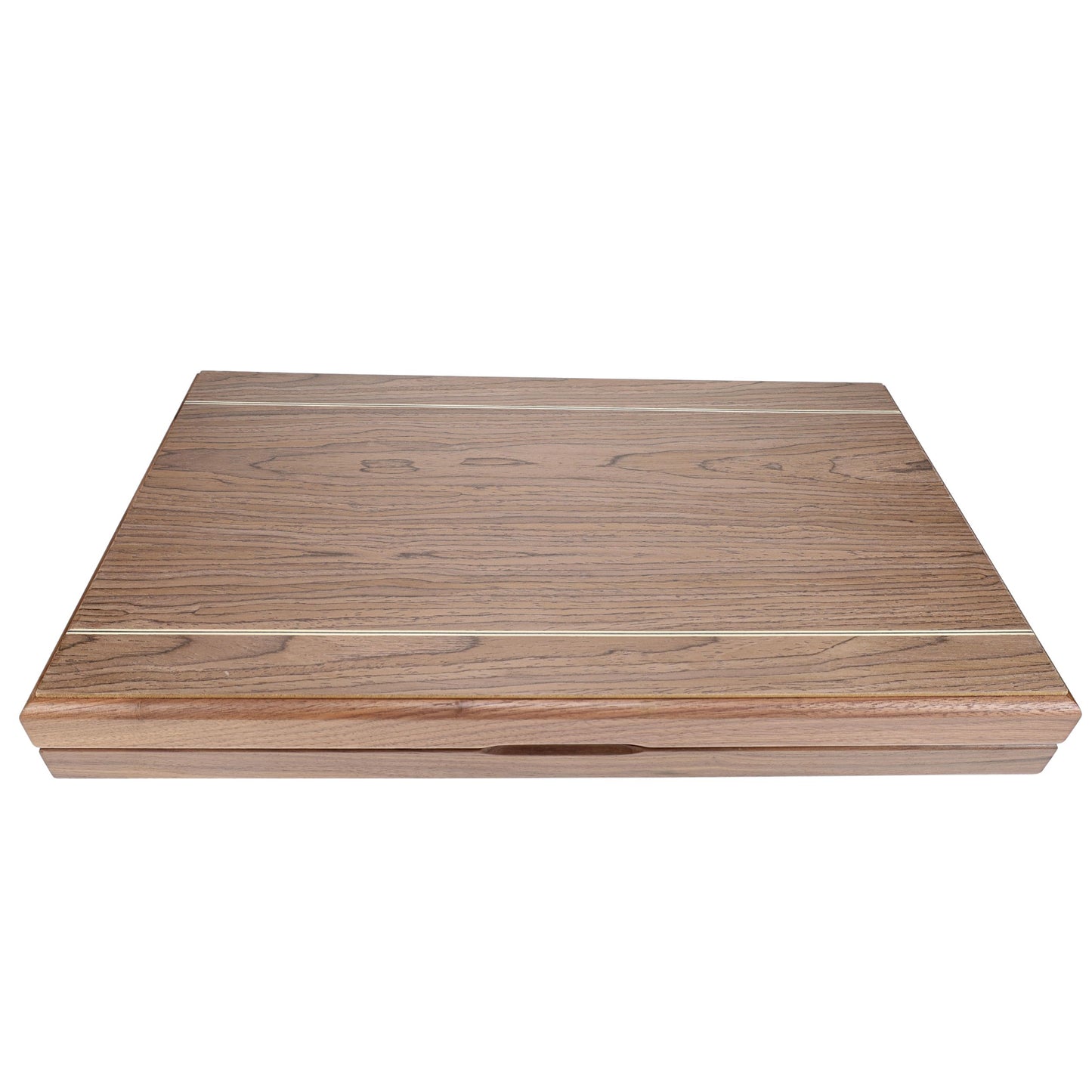 Wood Inlay Backgammon Set in Beachwood