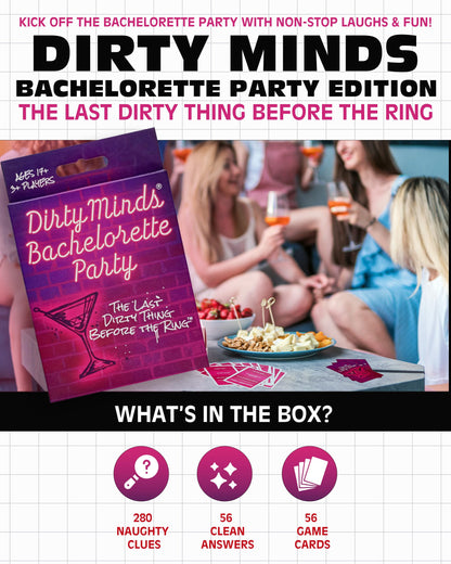 TDC Games Travel Dirty Minds Bachelorette Party Card Game