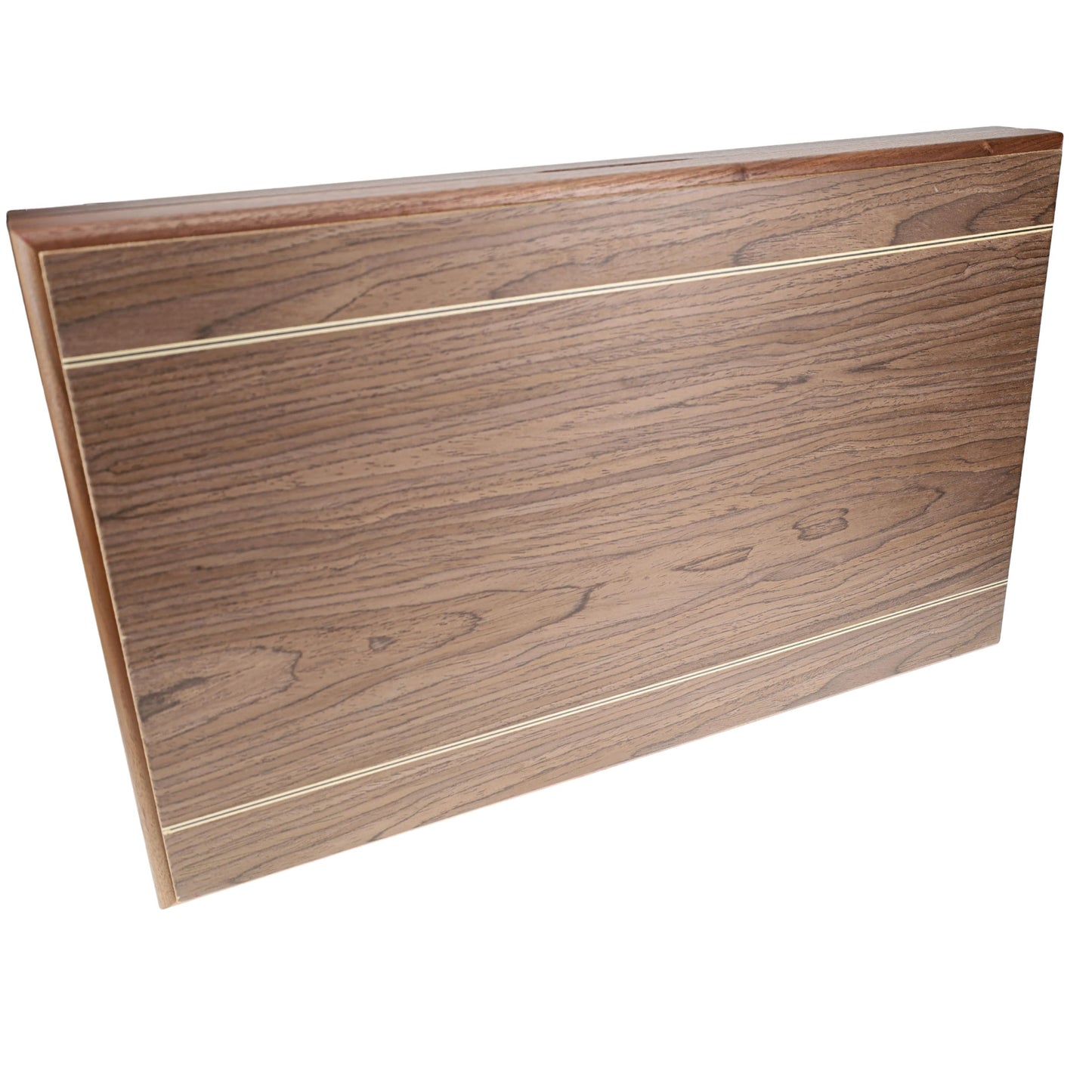 Wood Inlay Backgammon Set in Beachwood