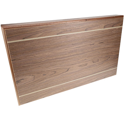 Wood Inlay Backgammon Set in Beachwood